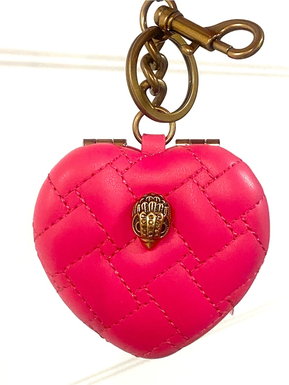 Kurt Geiger Pink Mirror Charm